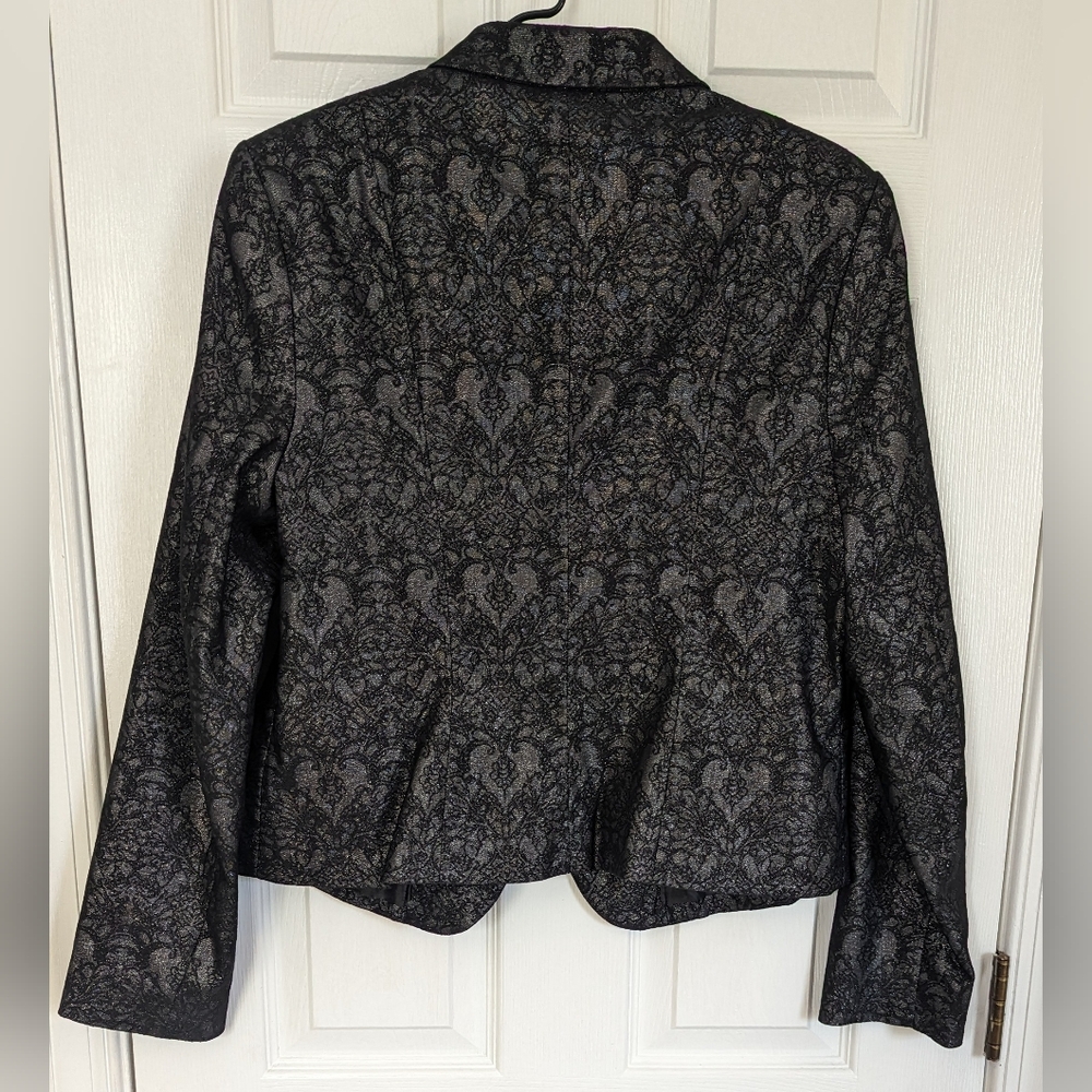 Worthington Women's 3 Piece Glitter Lace Design Suit Sz L/14 - Picture 4 of 11